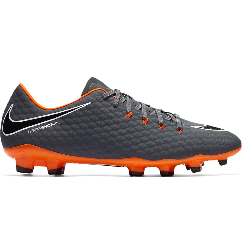 Pantof de fotbal Nike Hypervenom Phantom 3 Academy Fg AH7271 081 gri gri