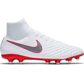 Pantof de fotbal Nike Magista Obra 2 Academy Df Fg AH7303 107 alb