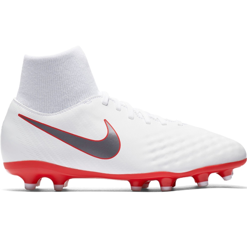 Pantofi de fotbal Nike Magista Obra 2 Academy Df Fg Jr AH7313 107 multicolor alb