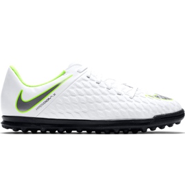 Pantofi de fotbal Nike Hypervenom Phantom X 3 Club Tf Jr AJ3790 107 alb multicolor