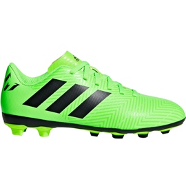 Ghete de fotbal Adidas Nemeziz Messi 18.4 FxG Jr DB2371 verde