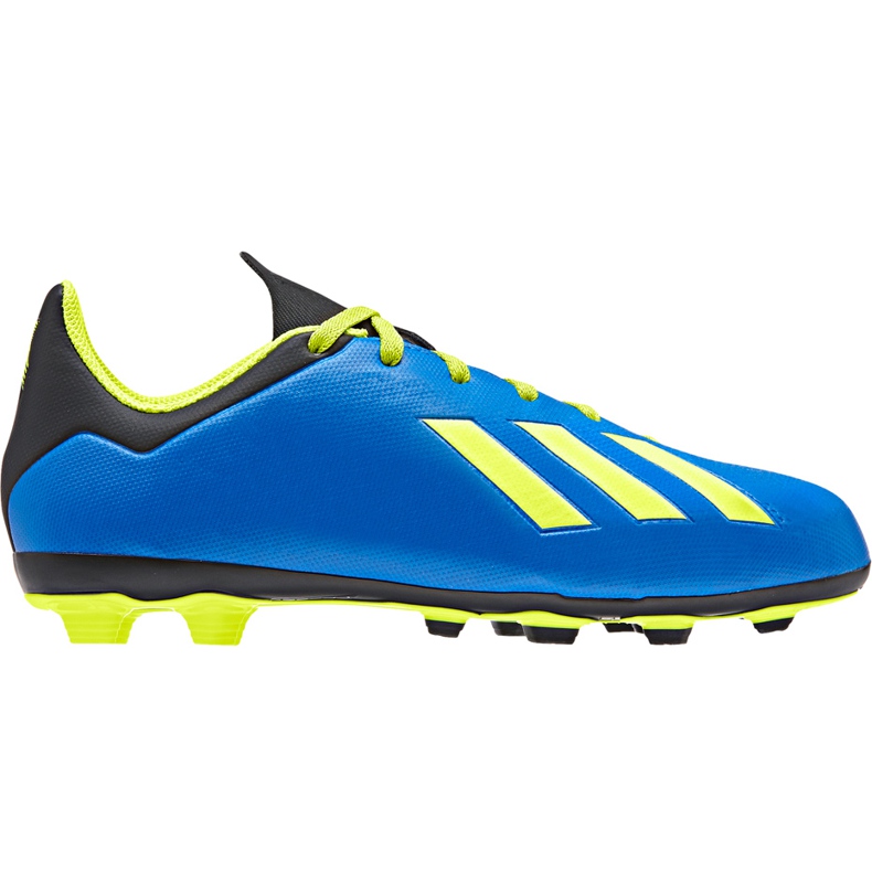 Ghete de fotbal Adidas X 18.4 FxG Jr DB2419 multicolor albastru