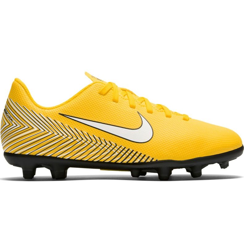 Pantofi de fotbal Nike Mercurial Vapor 12 Club Neymar Gs Mg Jr AO9472 710 multicolor galben