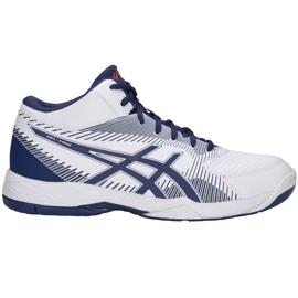 Asics Gel-Task Mt B703Y 100 pantofi de volei pentru bărbați alb albastru marin alb Asics Gel-Task Mt B703Y 100 pantofi de volei pentru bărbați alb albastru marin alb