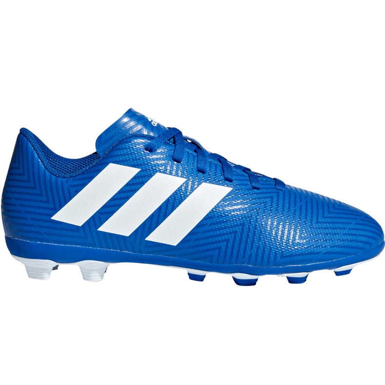 Ghete de fotbal Adidas Nemeziz 18.4 FxG Jr DB2357 multicolor albastru