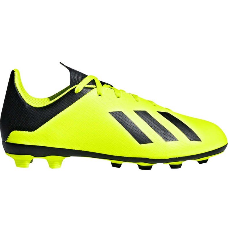 Ghete de fotbal Adidas X 18.4 FxG Jr DB2420 galben galben