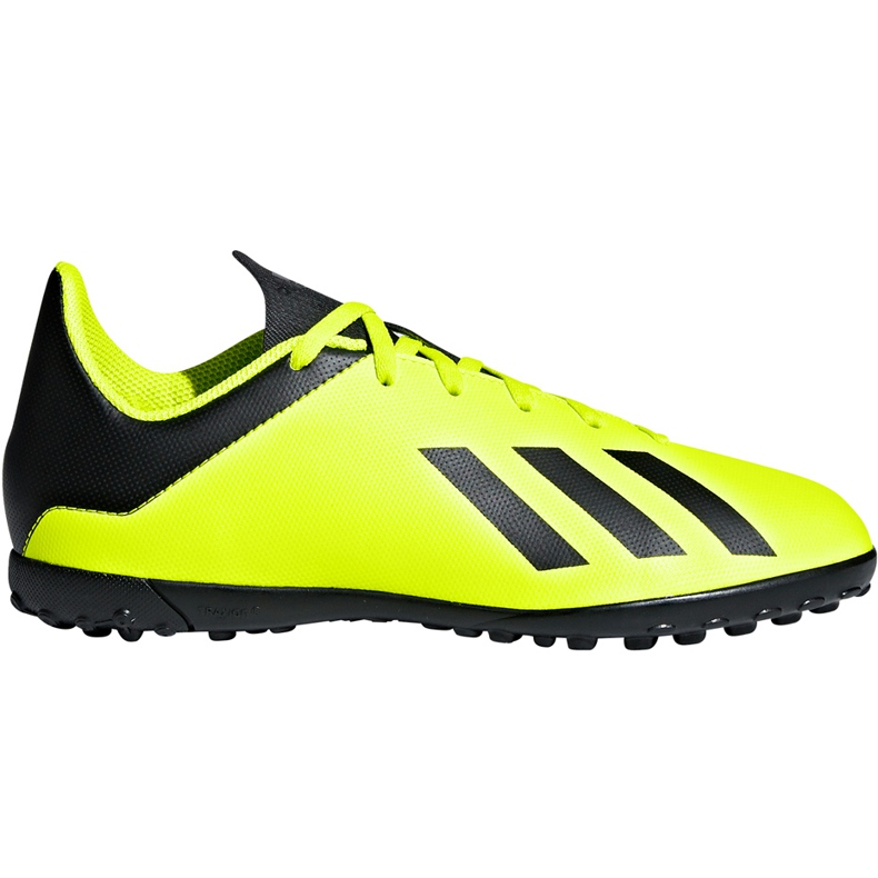 Cizmele de fotbal adidas X Tango 18.4 Tf Jr DB2435 galben galben