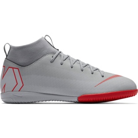 Pantofi de fotbal Nike Mercurial Superfly X 6 Academy Ic Jr AH7343 060 gri