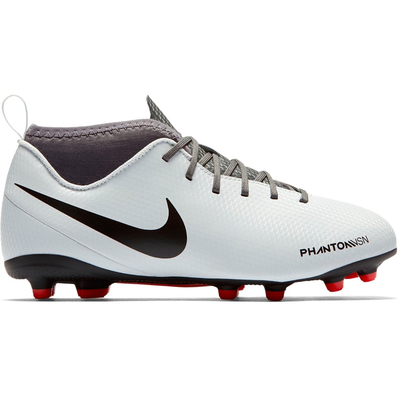 Pantofi de fotbal Nike Phantom Vsn Club Df Fg Mg Jr AO3288 060 multicolor alb