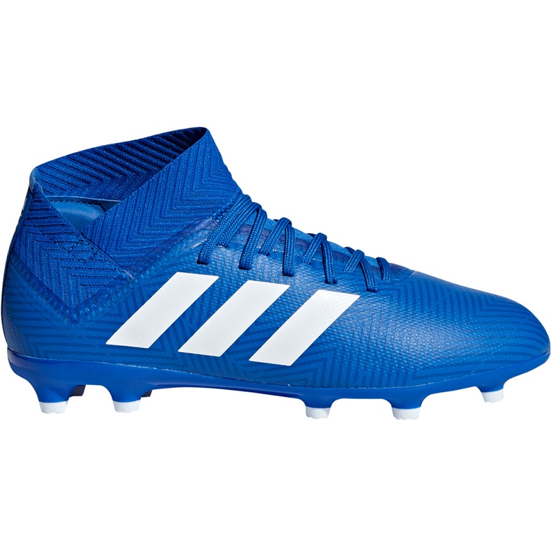 Cizmele de fotbal adidas Nemeziz 18.3 Fg Jr DB2351 multicolor albastru