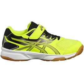 Asics Upcourt 2 Ps C735Y 0795 încălțăminte de volei pentru copii galben