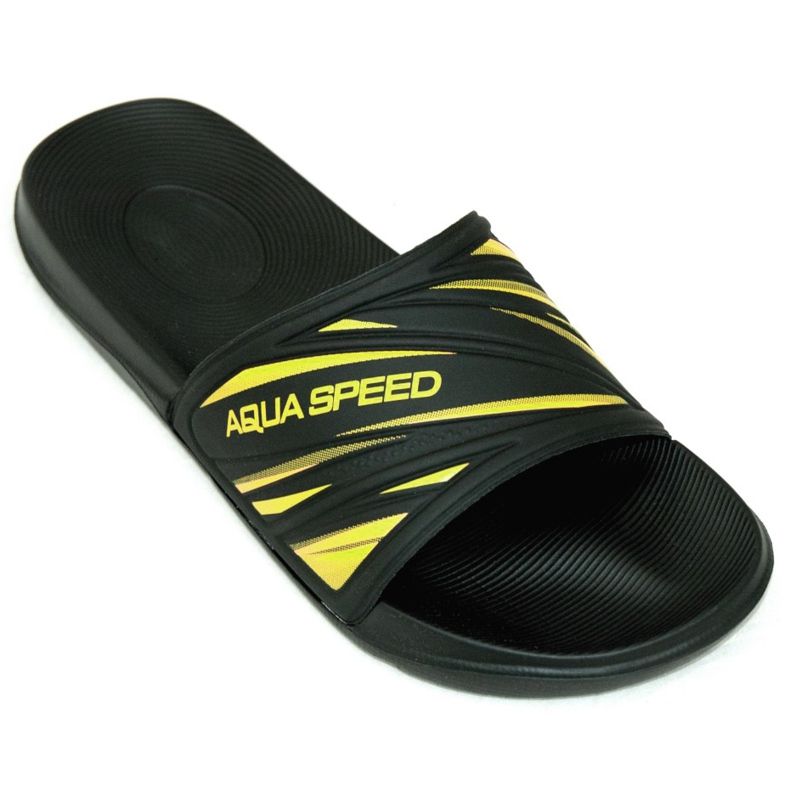 Papuci de baie pentru bărbați Aqua-Speed ​​Idaho col. 18 negru galben