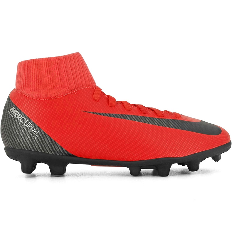 Pantof de fotbal Nike Mercurial Superfly 6 Club CR7 Mg AJ3545 600 multicolor roșu