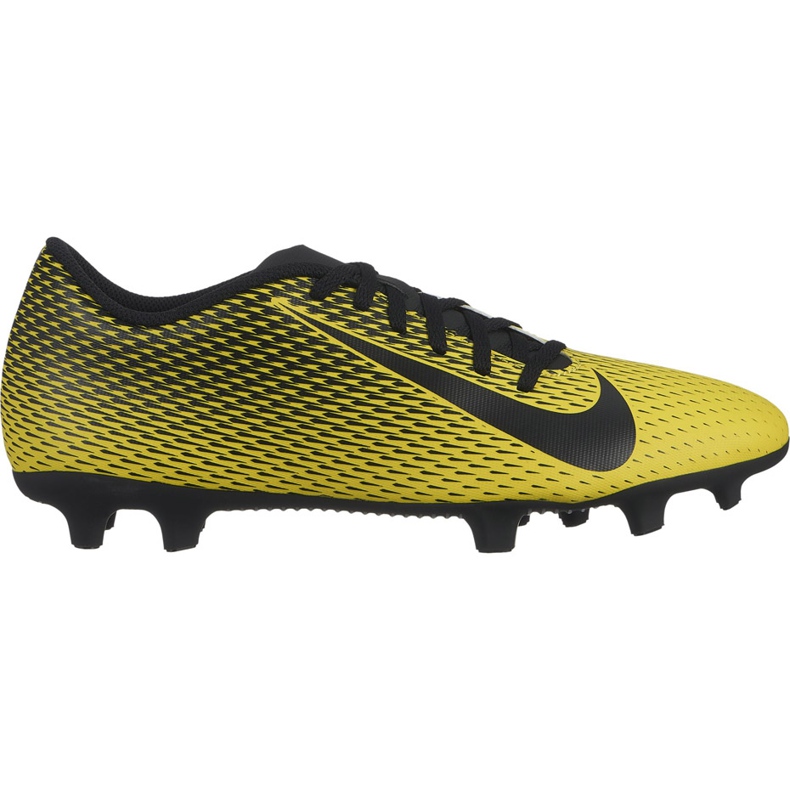 Ghete fotbal Nike Bravata Ii Fg 844436 701 negru galben