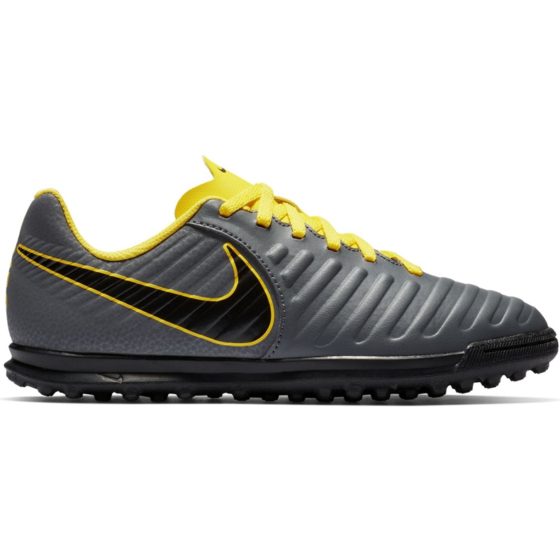 Pantofi de fotbal Nike Tiempo Legend 7 Club Tf Jr AH7261 070 negru gri