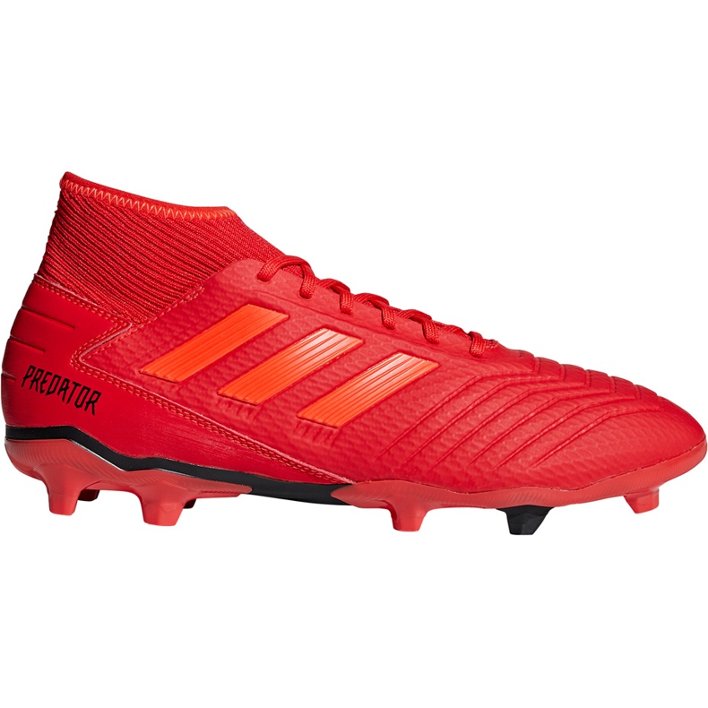Ghete de fotbal Adidas Predator 19.3 Fg BB9334 multicolor roșu