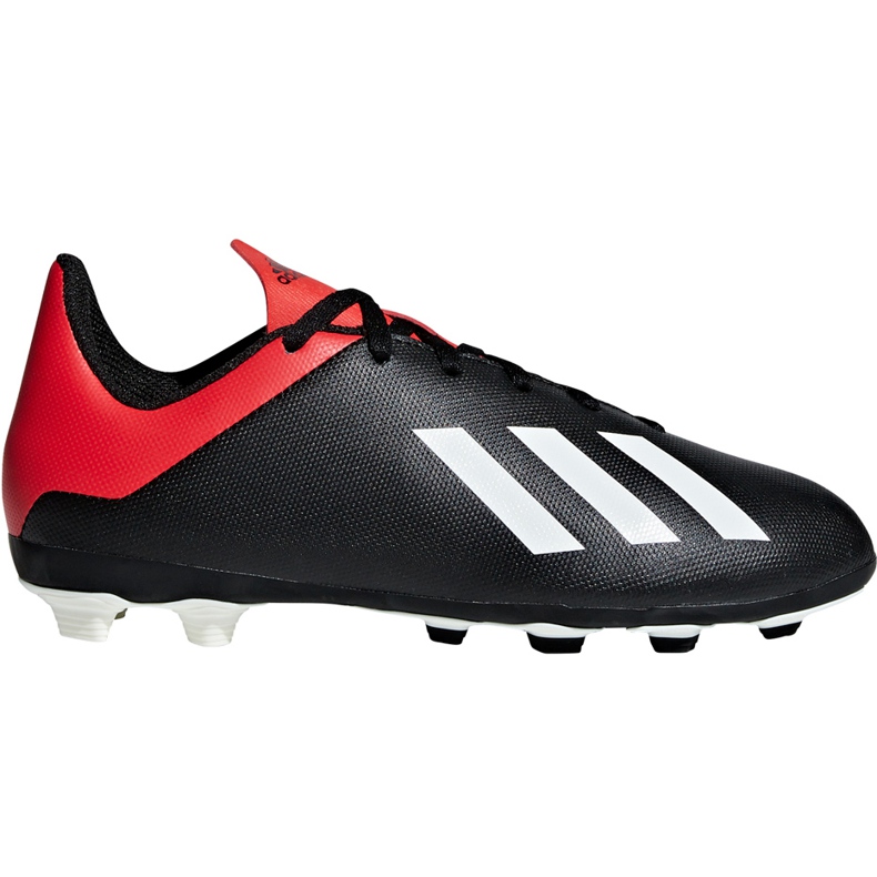 Ghete de fotbal Adidas X 18.4 FxG Jr BB9378 negru negru