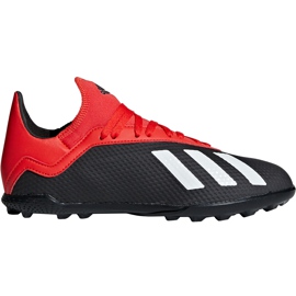 Ghete de fotbal Adidas X 18.3 Tf Jr BB9402 negru negru