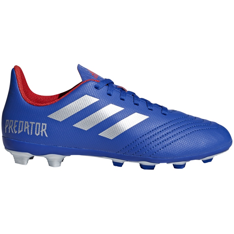 Ghete de fotbal adidas Predator 19.4 FxG Jr albastru CM8540 multicolor