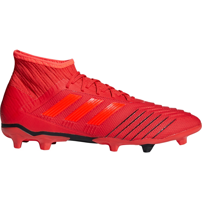 Ghete de fotbal Adidas Predator 19.2 Fg D97940 multicolor roșu