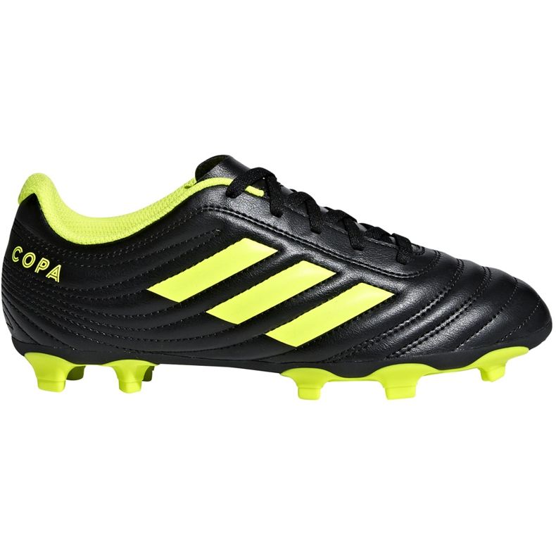 Pantofi de fotbal Adidas Copa 19.4 Fg Jr negru galben D98088 multicolor