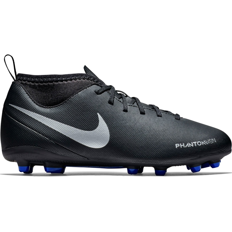 Pantofi de fotbal Nike Phantom Vsn Club Df Fg Mg Jr AO3288 004 negru negru