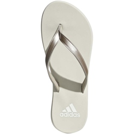 Papuci de damă Adidas Eezay Flip Flop alb F35034 gri