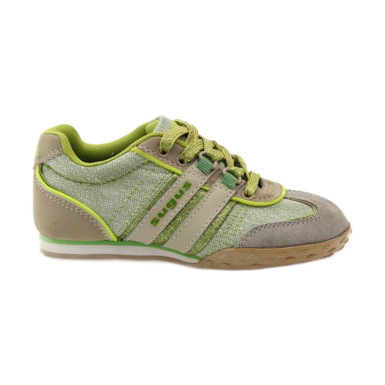 Pantofi sport pentru fete Sugus 3385 galben verde
