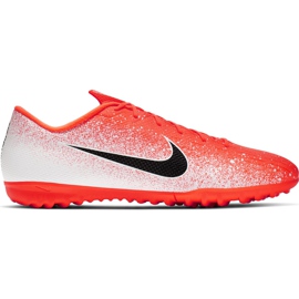 Pantofi de fotbal Nike Mercurial Vapor X 12 Academy Tf AH7384 801 multicolor alb Pantofi de fotbal Nike Mercurial Vapor X 12 Academy Tf AH7384 801 multicolor alb