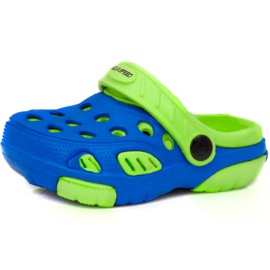Papuci Aqua-speed Lido pentru copii, col 01 verde albastru