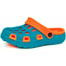Papuci de piscină pentru copii Aqua-speed Silvi col 01 albastru portocaliu portocale Papuci de piscină pentru copii Aqua-speed Silvi col 01 albastru portocaliu portocale