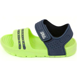 Papuci de piscină Aqua-speed Noli pentru copii, verde și bleumarin col.84 albastru marin Papuci de piscină Aqua-speed Noli pentru copii, verde și bleumarin col.84 albastru marin