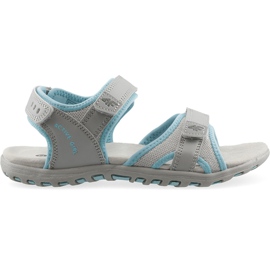 Sandale fete 4F multicolor J4L19 JSAD206 90S albastru gri