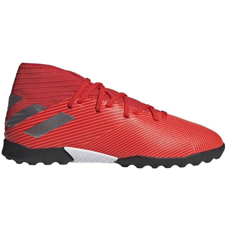 Pantofi de fotbal Adidas Nemeziz 19.3 Tf Jr roșii F99941 roșu roșu