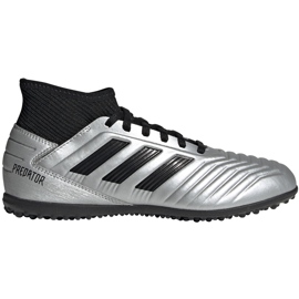 Ghete de fotbal adidas Predator 19.3 Tf Jr argintiu G25802 multicolor