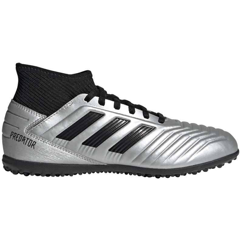 Ghete de fotbal adidas Predator 19.3 Tf Jr argintiu G25802 multicolor