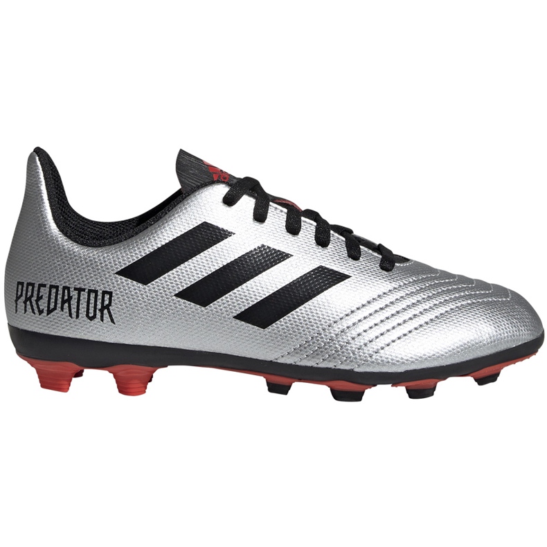 Ghete de fotbal adidas Predator 19.4 FxG Jr argintiu G25822 multicolor