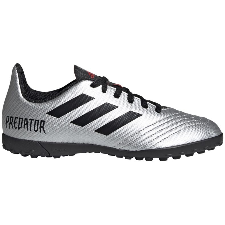 Ghete de fotbal adidas Predator 19.4 Tf Jr argintiu G25825 multicolor