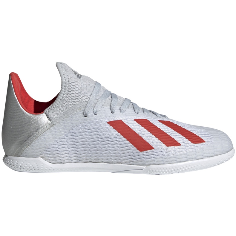 Ghete de fotbal adidas X 19.3 In Jr. argintiu F35355 multicolor gri