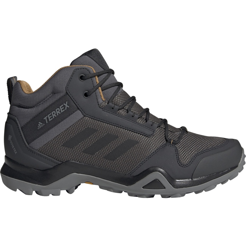Pantofi bărbați Adidas Terrex AX3 Mid Gtx gri BC0468 negru