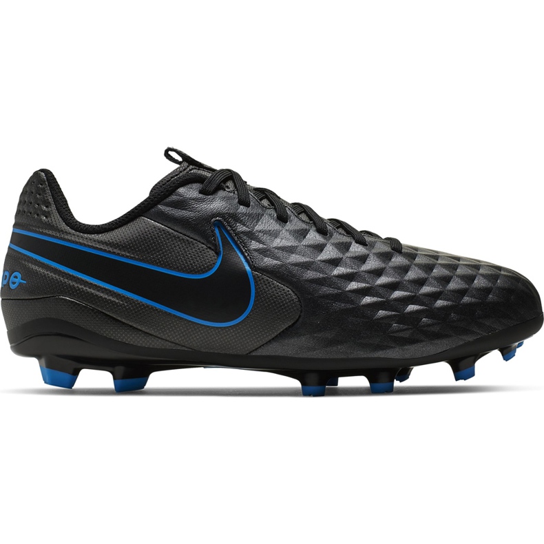 Pantofi de fotbal Nike Tiempo Legend 8 Academy FG / MG Junior AT5732 004 negru negru