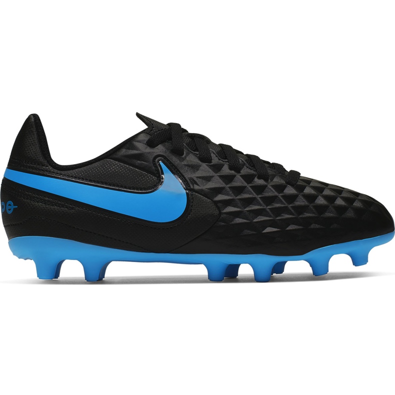 Pantofi de fotbal Nike Tiempo Legend 8 Club FG / MG Junior AT5881 004 negru negru