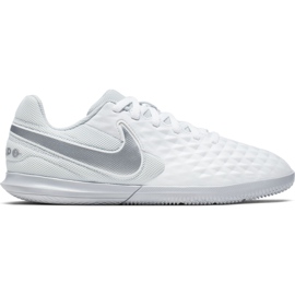 Pantofi de fotbal Nike Tiempo Legend 8 Club Ic Junior AT5882 100 alb alb Pantofi de fotbal Nike Tiempo Legend 8 Club Ic Junior AT5882 100 alb alb