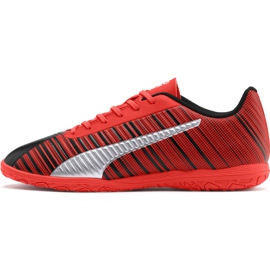 Ghete de fotbal Puma One 5.4 It roșu-negru 105654 01 Ghete de fotbal Puma One 5.4 It roșu-negru 105654 01
