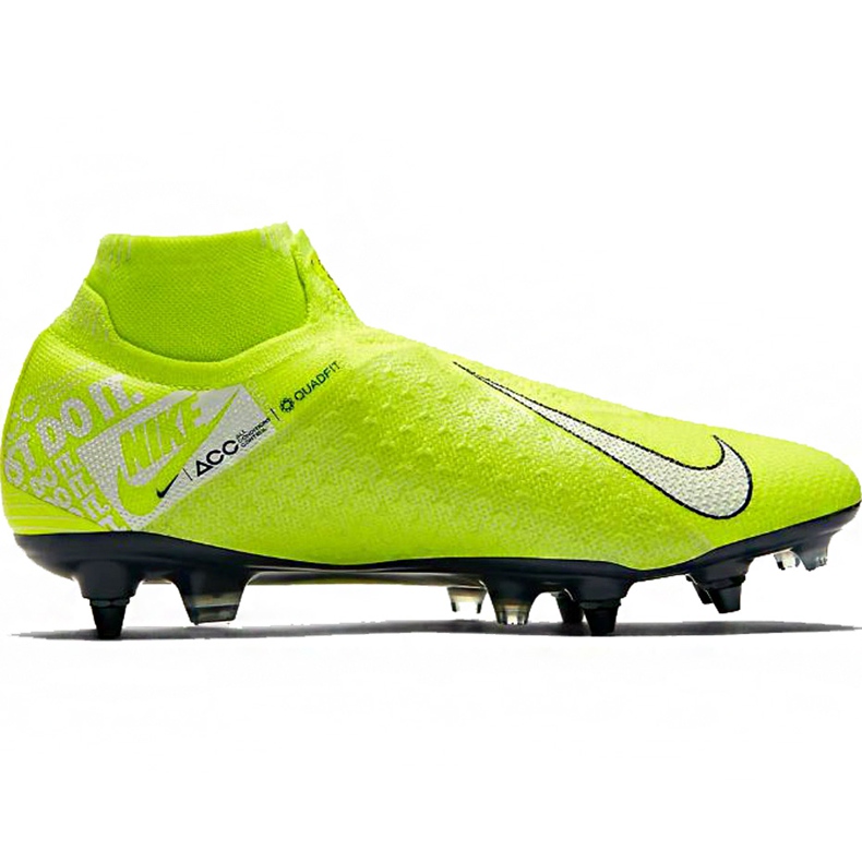Pantof de fotbal Nike Phantom Vsn Elite Df Sg Pro Ac AO3264 717 negru verde