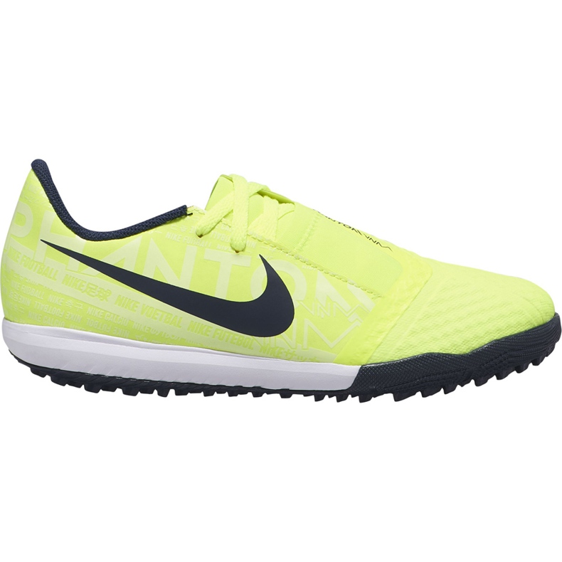 Pantofi de fotbal Nike Phantom Venom Academy Tf Junior AO0377 717 galben galben