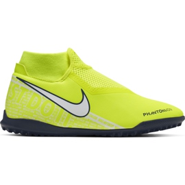 Pantof de fotbal Nike Phantom Vsn Academy Df Tf AO3269 717 galben galben