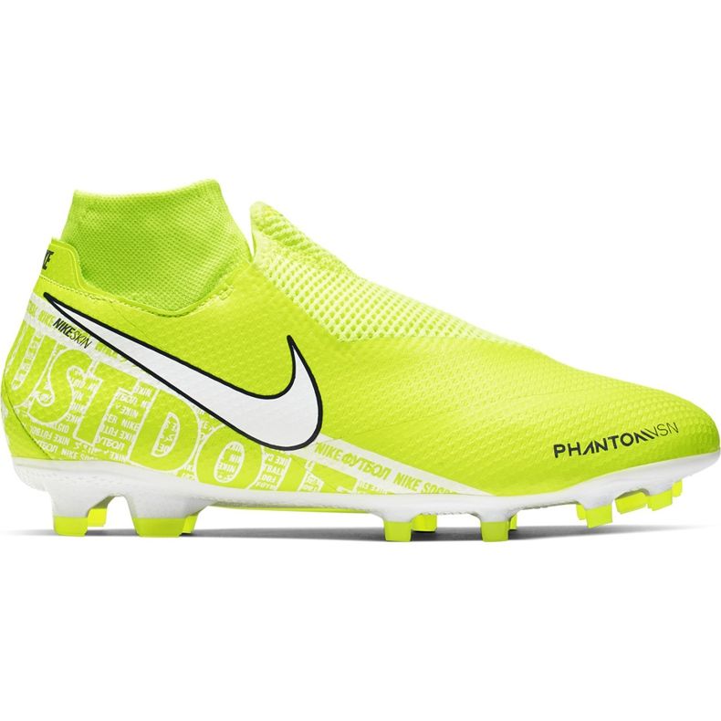 Pantof de fotbal Nike Phantom Vsn Pro Df Fg AO3266 717 galben galben