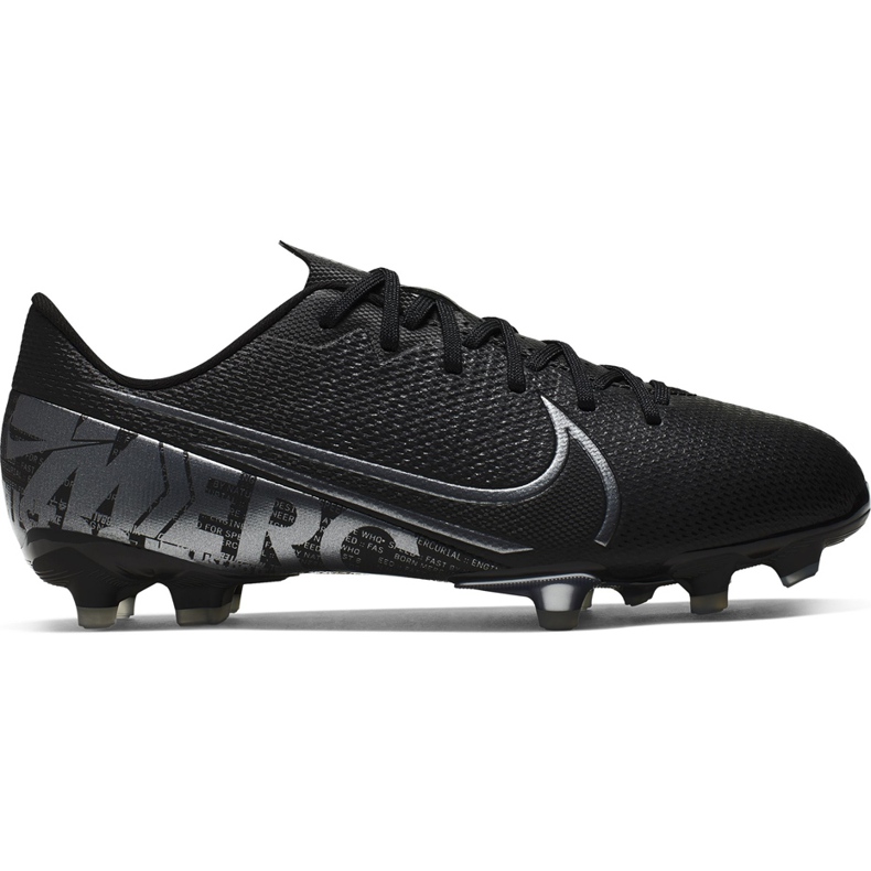 Pantof de fotbal Nike Mercurial Vapor 13 Academy FG / MG Junior AT8123 001 negru negru