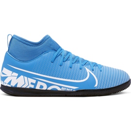 Pantofi de fotbal Nike Mercurial Superfly 7 Club Ic Junior AT8153 414 multicolor albastru